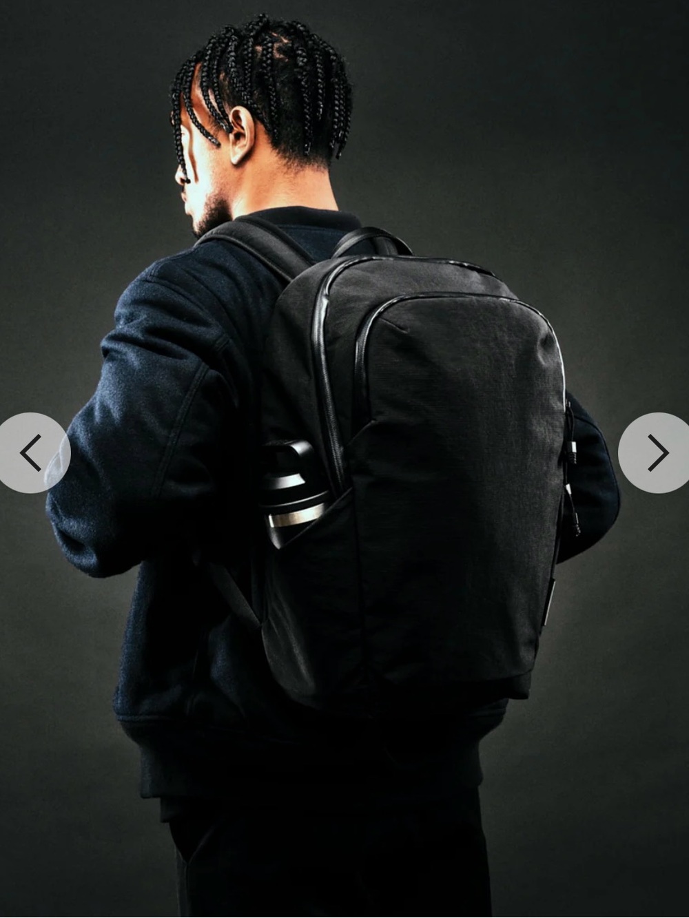 Alpaka Bravo Backpack 23L Black BlackAxoflux 400D Commuter Campus Business